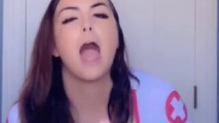 RageQueen Twitch Streamer Dildo Sucking and Riding Video